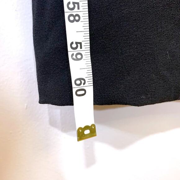 Dress the Population NEW Jordan Ruched Black Gown Dress with High Slit Black XS - Picture 13 of 13